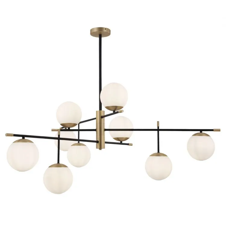 Dodaj do koszyka Lampa wisząca złota 9x40W E14