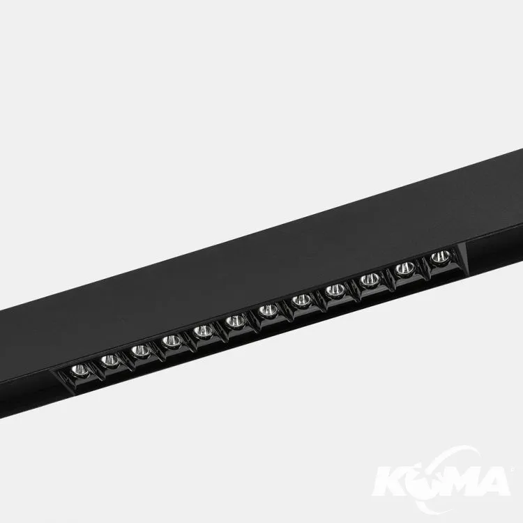 oprawa sufitowa szynowa niskiego napięcia czarna 12W led 2700K Tylko do końca tygodnia