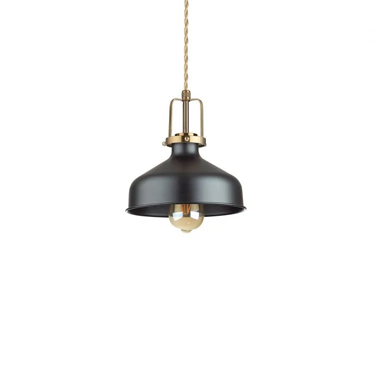 Lampa wisząca czarna 1x60W E27 Taniej