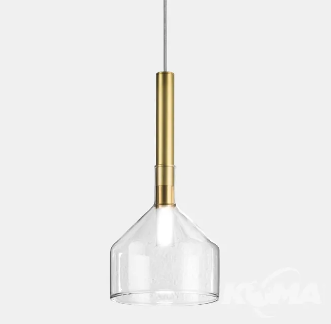 Lampa wisząca 1x25W G9 mosiądz Ostatnia szansa