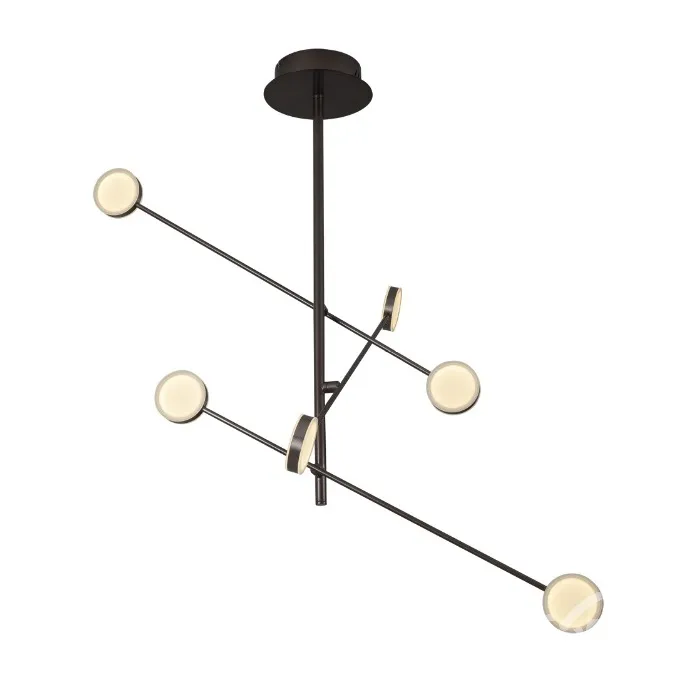 Ostatnie sztuki Lampa wisząca brąz 1x42W LED 3000k 2500 lm 230V