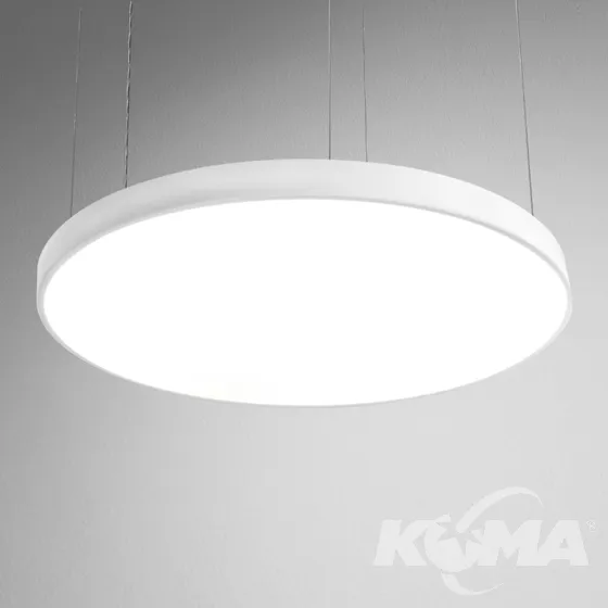 Premium Plafon wiszący 122cm 81,5-143W LED 3000K biały struktura