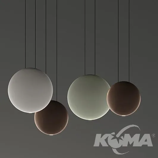 Obniżka ceny Lampa wisząca 4x4.5W LED 2700K czarna / czekolada / szarość / mięta