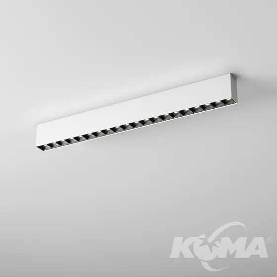 Oprawa natynkowa wielopunktowa 16,5W LED 3000K 37° 230V biały struktura + czarna optyka Do wyczerpania zapasów