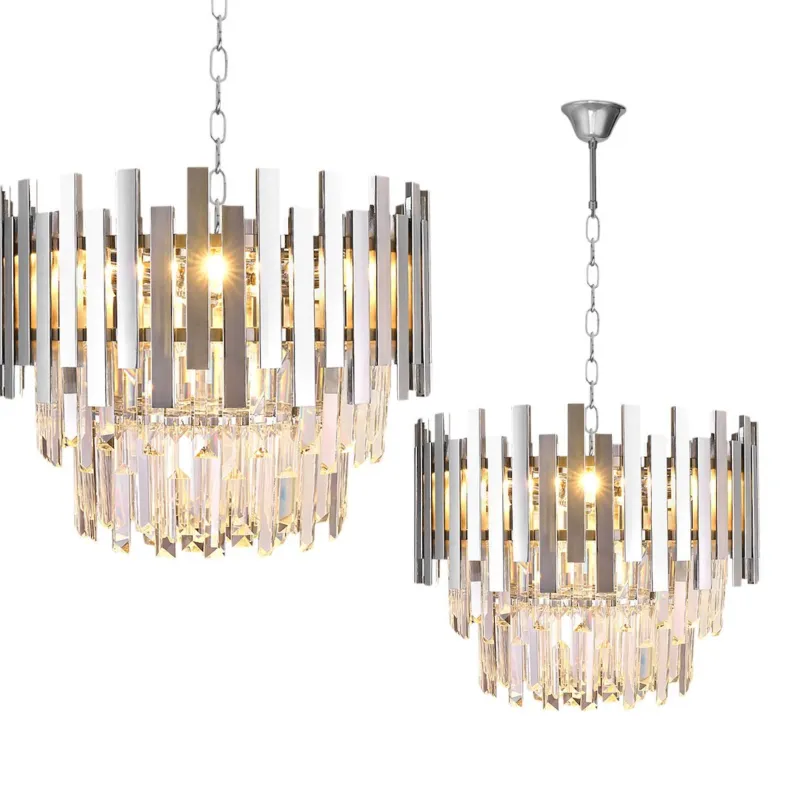 Lampa wisząca żyrandol ASPEN ML5996 Milagro 6xE14 40W Metal + Kryształ Chrom Oferta