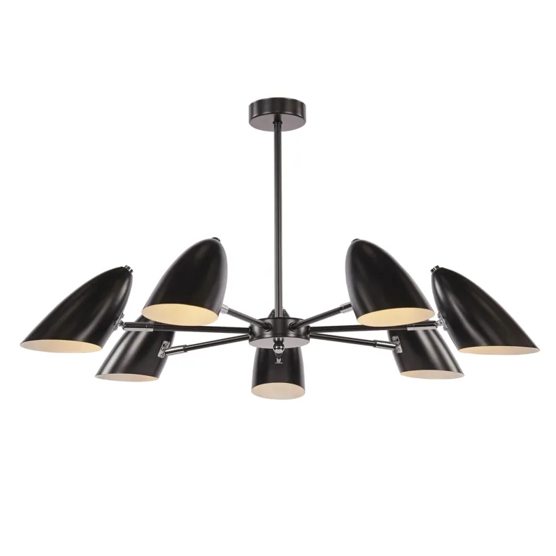 Żyrandol lampa wisząca Aida MOD033PL-07B Maytoni E14x40W Metal/ Czarny/ Zamów teraz