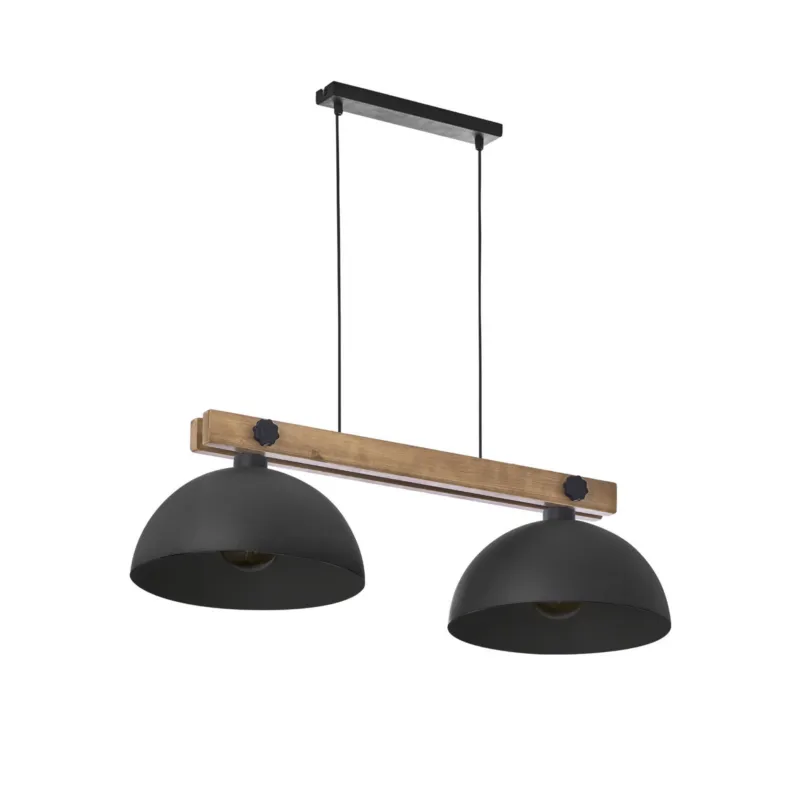 Lampa wisząca OSLO 1706 TK Lighting 2xE27 Metal Czarny Łatwy zwrot