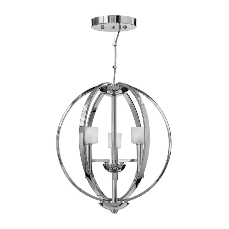 Ograniczona ilość Lampa wisząca Żyrandol Mondo QN-MONDO3 Quintiesse 3x3 W LED G9 Polerowany chrom