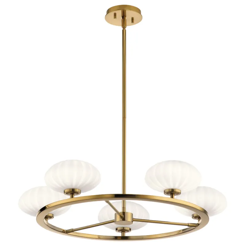 Dodaj do koszyka Lampa wisząca Żyrandol Pim QN-PIM5-FXG Quintiesse 5x3 W LED G9 Złote