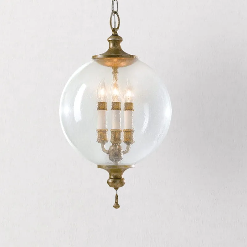 Lampa wisząca Argento FE-ARGENTO-P Elstead Lighting 3xE14 Szkło, Stal Srebrny Bezpieczna płatność