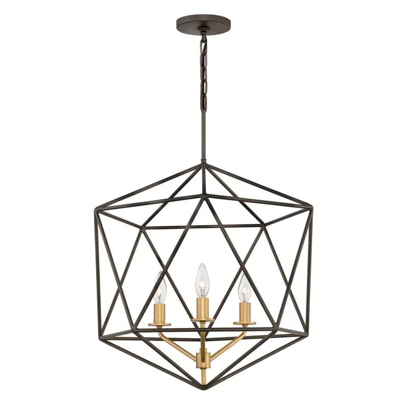 Lampa wisząca Astrid HK-ASTRID-3P Elstead Lighting 3x60W E14 Brązowy Rabat
