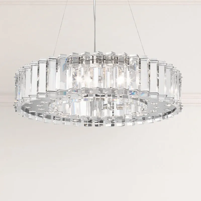 Bestseller Lampa wisząca Crystal Skye KL-CRYSTAL-SKYE8 Elstead Lighting 8x3W LED G9 Krzystał Chrom