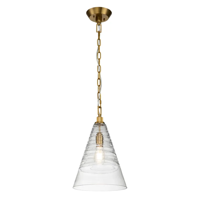 Lampa wisząca Elmore QN-ELMORE-P-BBS Quintiesse 1xE27 60W Stal, Aluminium, Szkło Oksydowany mosiądz Zniżka