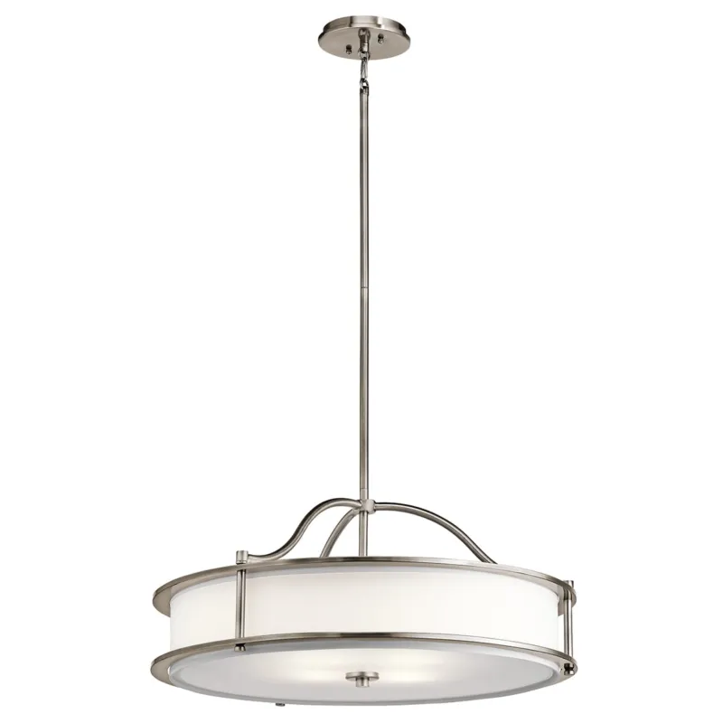 Tylko dziś Lampa wisząca Emory KL-EMORY-P-M-CLP Elstead Lighting 4x100W E27 Stal Srebrny