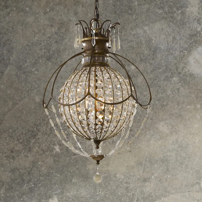 Nie przegap Lampa wisząca Bellini FE-BELLINI3 Elstead Lighting 3xE14 Kryształ, Stal Brąz