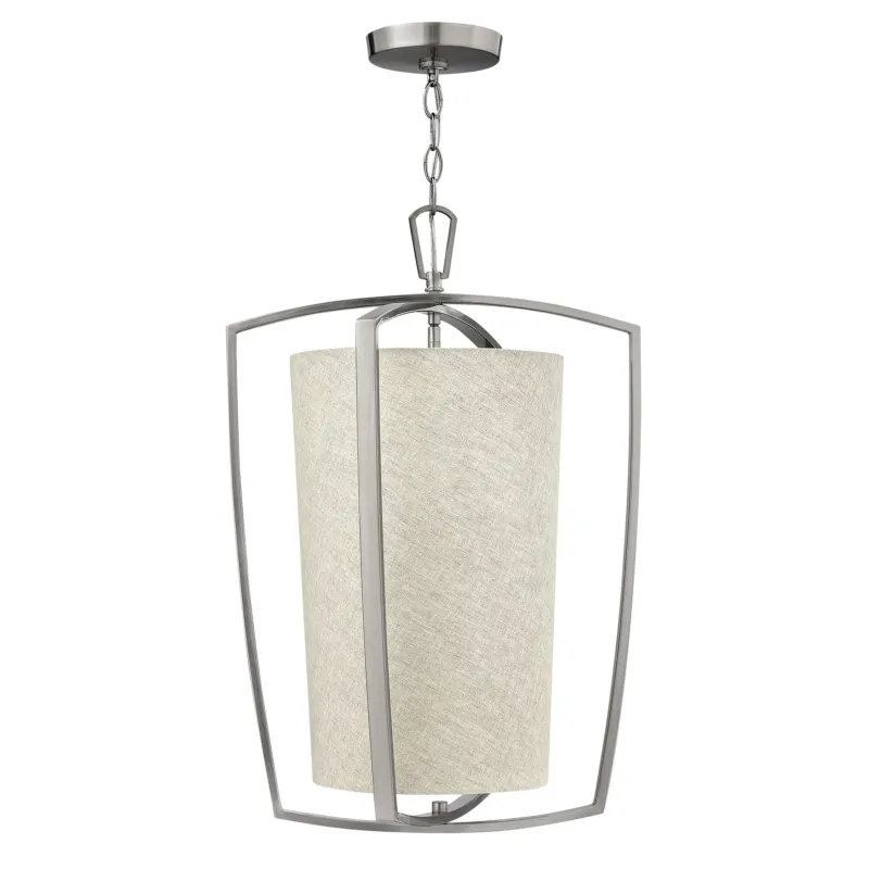 Lampa wisząca Blakely HK-BLAKELY-3P-BN Elstead Lighting 3x60W E14 Srebrny Nowy