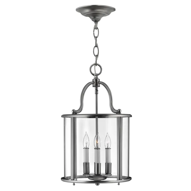 Lampa wisząca Gentry HK-GENTRY-P-M-PW Elstead Lighting 4x60W E14 Stal Srebrny Zamów teraz