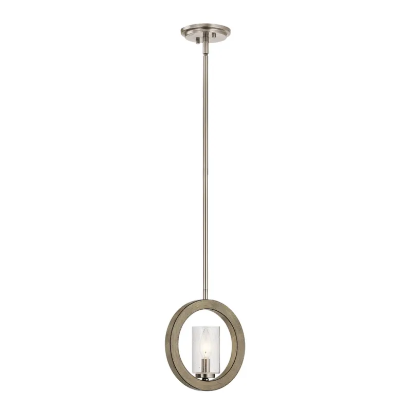 Kup teraz Lampa wisząca Grand Bank KL-GRAND-BANK1 Elstead Lighting 1xE14 60 W Stal, Szkło Postarzany antyczny szary