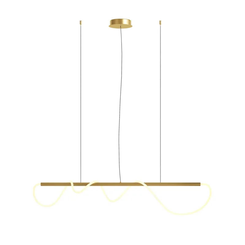 Lampa wisząca Tau MOD166PL-L30G3K Maytoni LEDx30W Aluminium/Tkanina Złoto/Biały Kup online