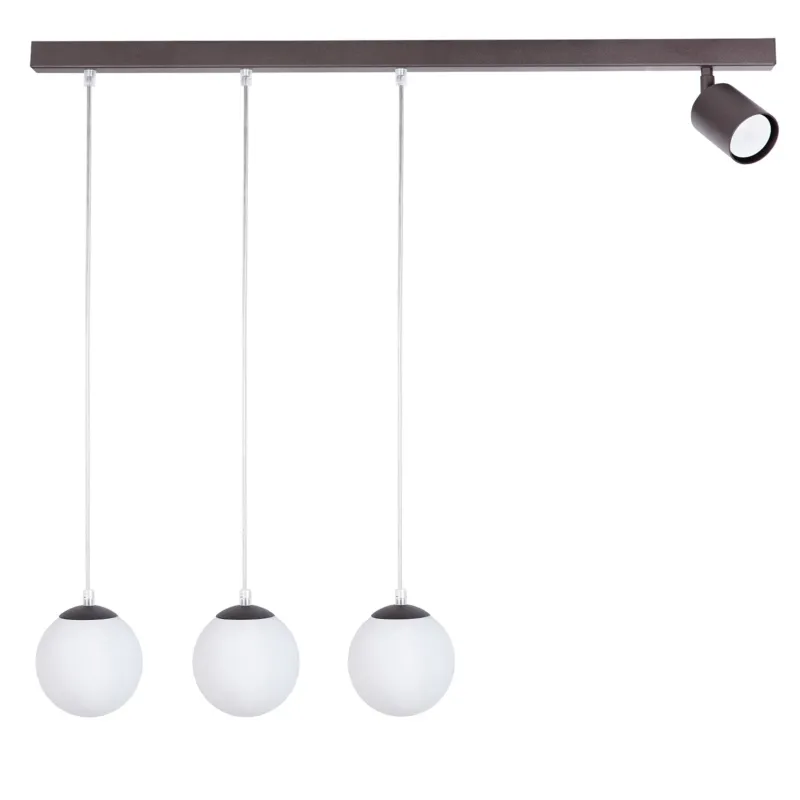 Lampa wisząca TAVIRA Sigma Lighting 3XG9 MAX 12W LED, 1XGU10 MAX 10W LED Stal lakierowana Brąz/Biały,Brąz Oferta czasowa