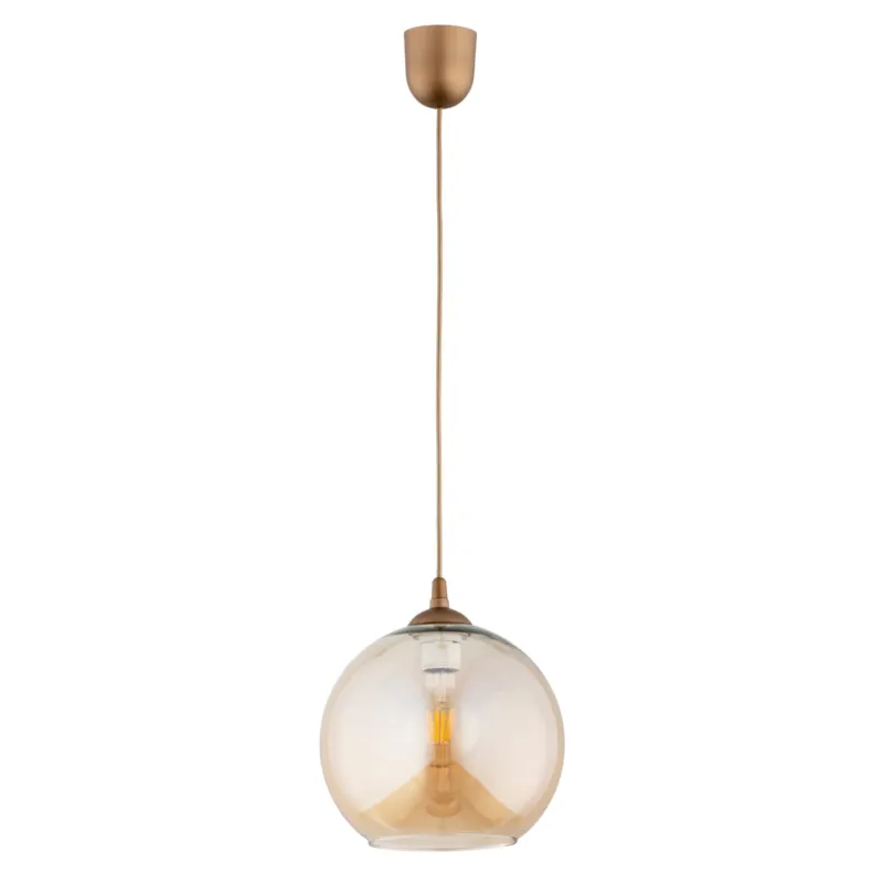 Nie przegap Lampa wisząca Tipi 61221 Alfa 1xE27 LED Tworzywo/Szkło Złoty