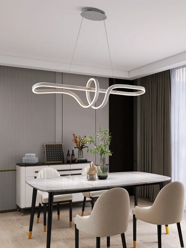 Premium Lampa wisząca Trevance 6205-0106 Aviano Lighting 1xLED 72W Metal / Tworzywo Szary Matowy