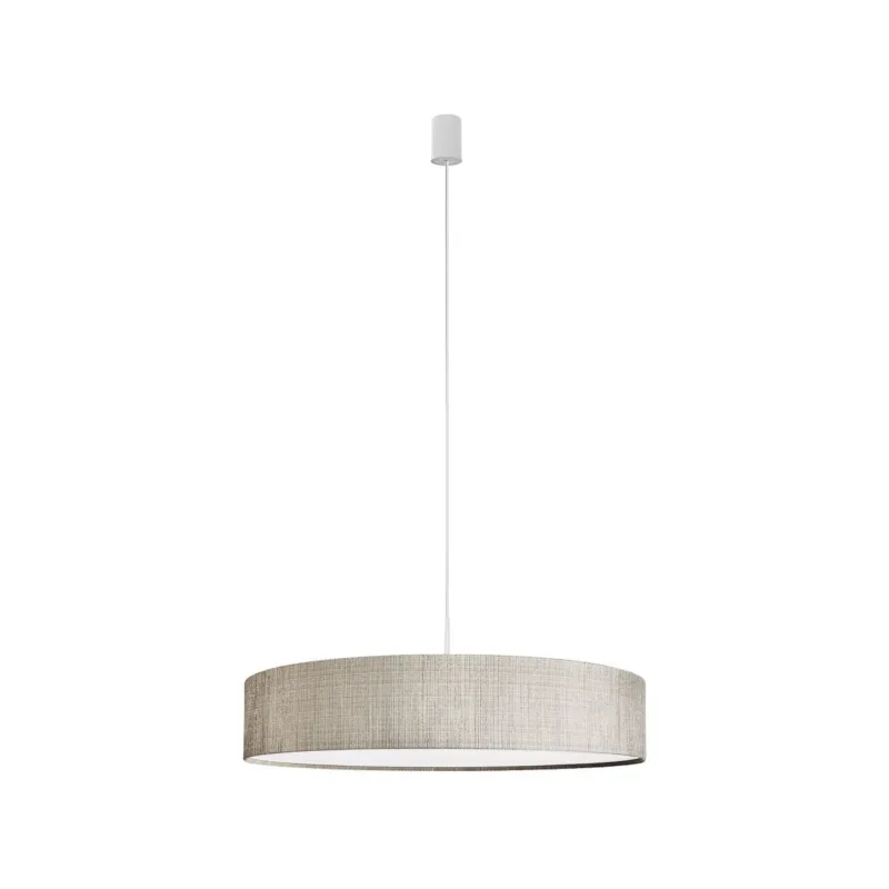 Popularny Lampa wisząca TURDA 8947 Nowodvorski 15W LED E27 Tkanina Szary