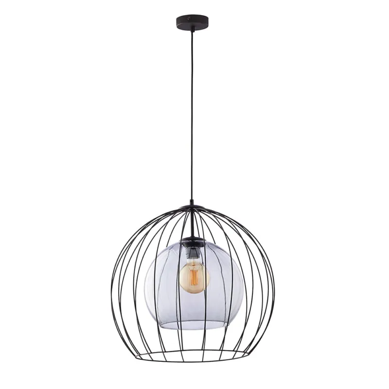 Ostatnie sztuki Lampa wisząca UNIVERSO 2552 TK Lighting 1xE27 Metal Czarny