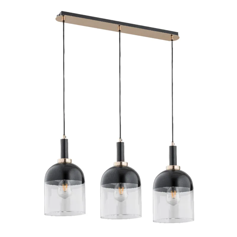Lampa wisząca Vento 62188 Alfa 3xE27 LED Metal Czarny - Złoty Oferta