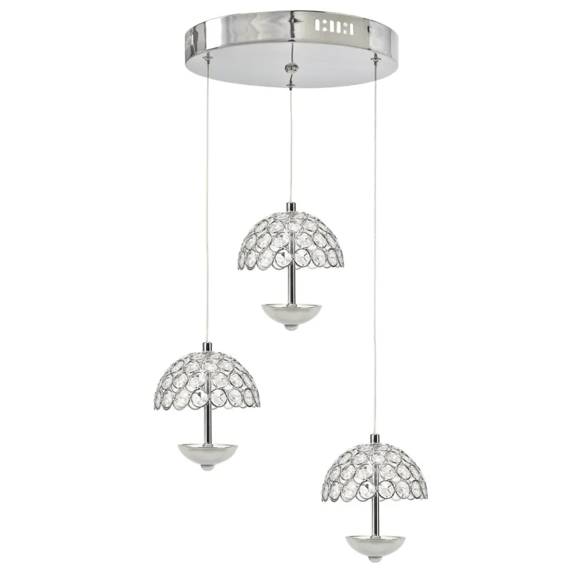 Lampa wisząca VENUS ML316 Milagro 15W LED Metal + Kryształ Chrom Wyjątkowa oferta