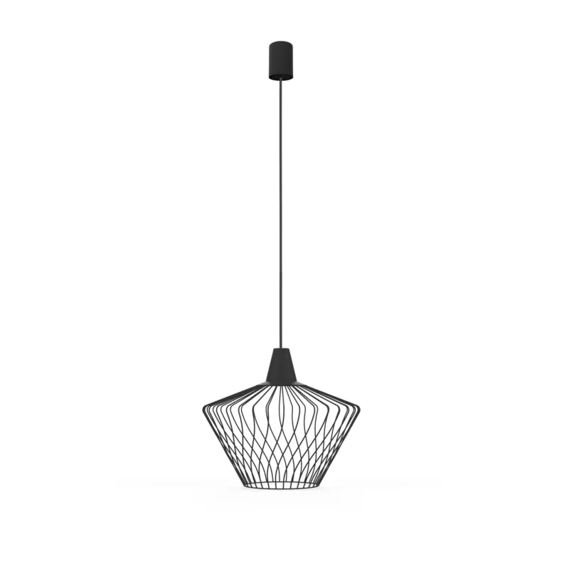 Lampa wisząca WAVE S 8858 Nowodvorski 25W LED E27 Stal lakierowana Czarny Premium