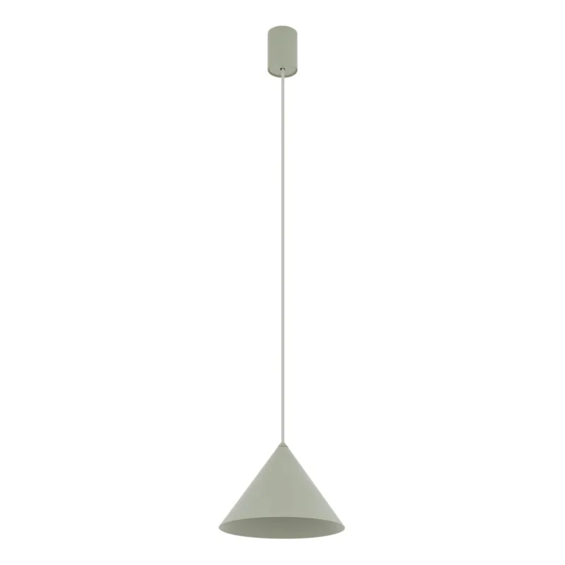 Najlepsza cena Lampa wisząca ZENITH S 11488 Nowodvorski 1xGU10 lub GU10 ES111 20W only LED Stal lakierowana Sage green