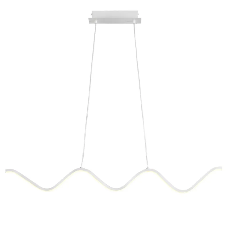 Lampa wisząca Zigzag ST-MD240602 WHITE Step into Design 1xLED 13W Metal/Aluminium Biały Dostępne od ręki
