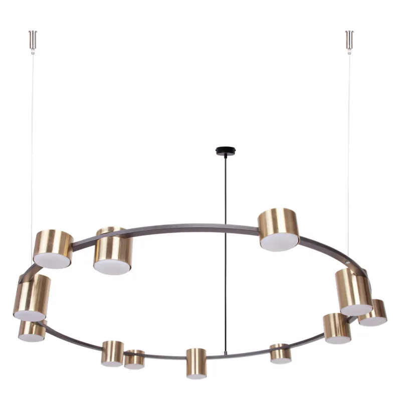 Dodaj do koszyka Lampa wisząca Żyrandol KODO Sigma Lighting 12x GX53 MAX 12 W LED Stal lakierowana Czarny/Złoty