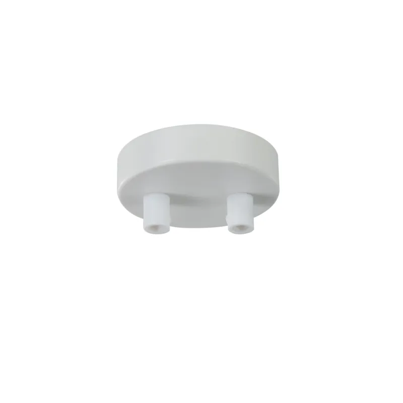 Kup online Uniwersalna baza montażowa okrągła SPR-BASE-R-02-W Maytoni Universal Base SPR-BASE‑R‑02‑W – metalowa, biała, do podwójnych lamp wiszących
