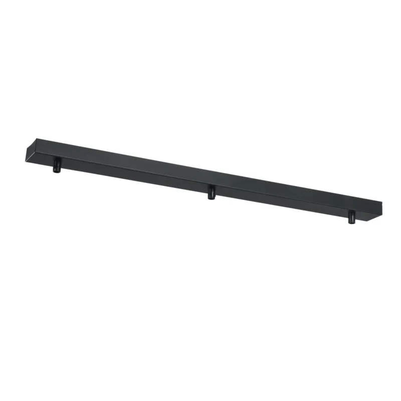 Łatwy zwrot Uniwersalna baza montażowa SPR-BASE-03-B Maytoni Universal Base SPR-BASE‑03‑B – metalowa, czarna, do potrójnych lamp wiszących
