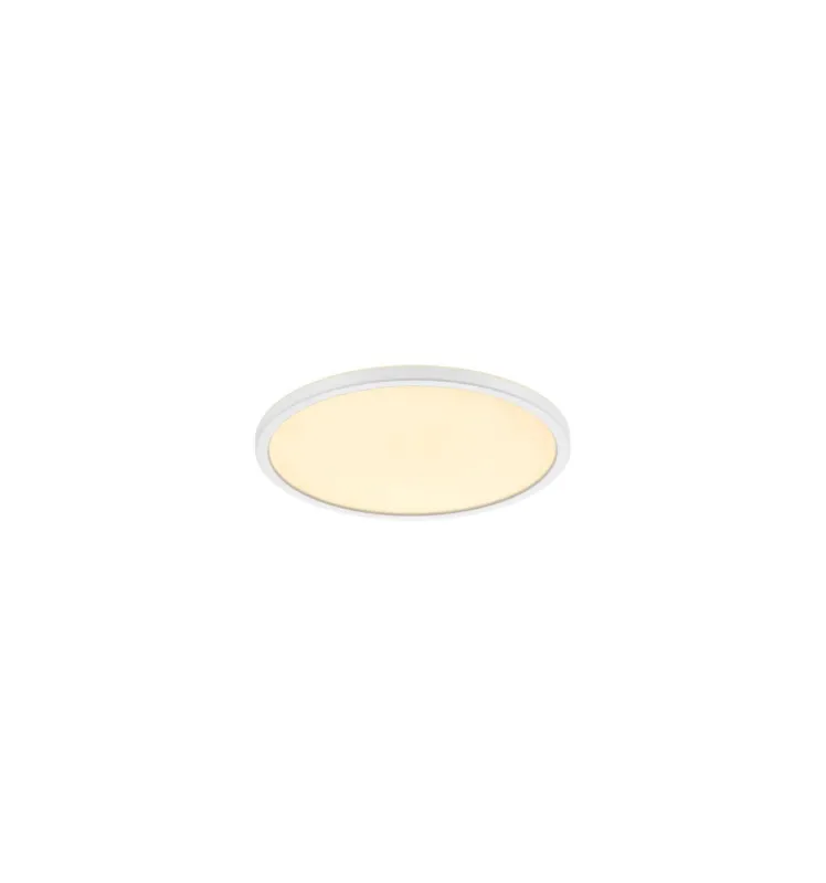 Ostatnia szansa Lampa sufitowa Plafon okrągły OJA 29 47276001 NORDLUX 1x18W LED Biały Tworzywo
