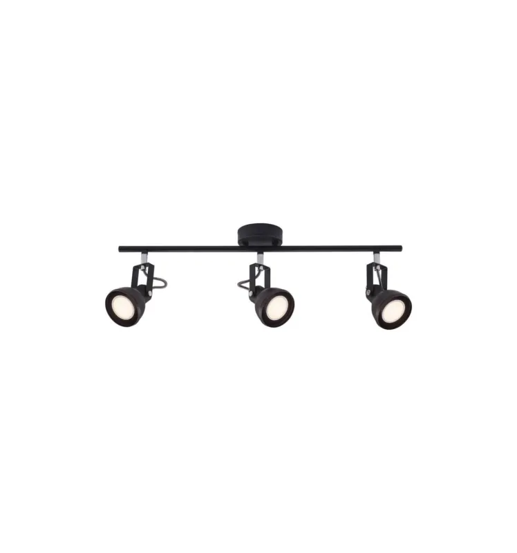 Lampa sufitowa Spot ASLAK 45740103 NORDLUX 3x35W GU10 Czarny Metal Nowość