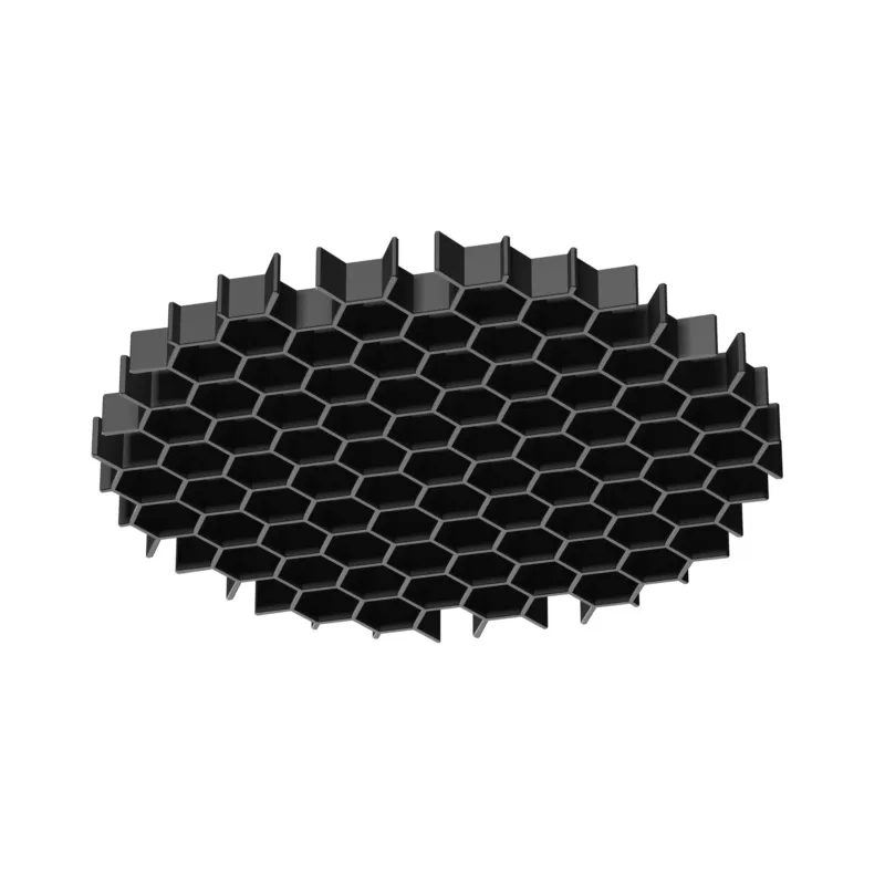 Taniej Filtr antyodblaskowy HoneyComb-D45 Maytoni Artisan HoneyComb‑D45 – aluminiowy, czarny, do reflektorów LED, 10 W