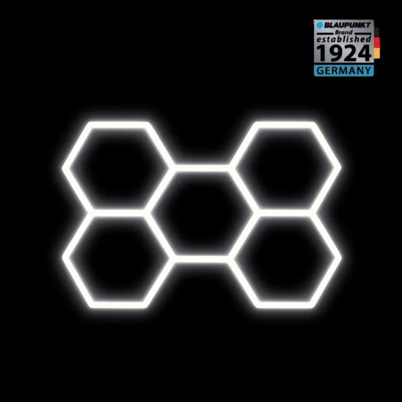 Super okazja Lampa LED Hexagon Blaupunkt 173W geometryczny panel sufitowy led 4000K CRI90 w kształcie plasta miodu