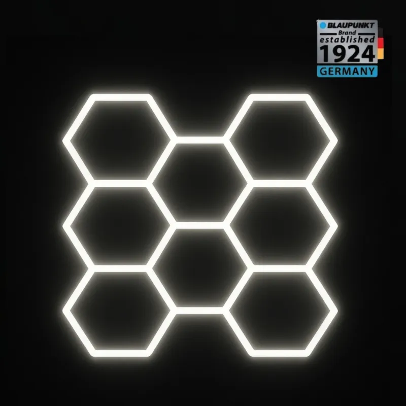 Popularny Lampa LED Hexagon Blaupunkt 336W geometryczny panel sufitowy led 4000K CRI90 w kształcie plasta miodu