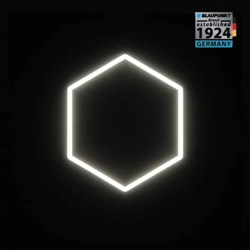 Lampa LED Hexagon Blaupunkt 43W geometryczny panel sufitowy led 4000K CRI90 w kształcie plasta miodu Ograniczona ilość