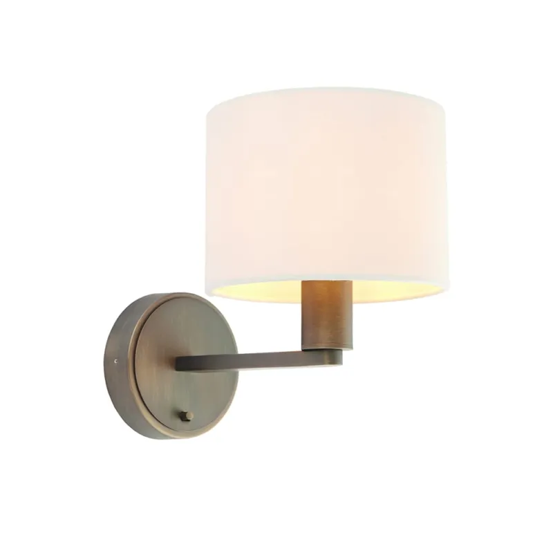 Endon Lampa ścienna Daley 1x40W E14 Antyczny brąz Ostatnie sztuki