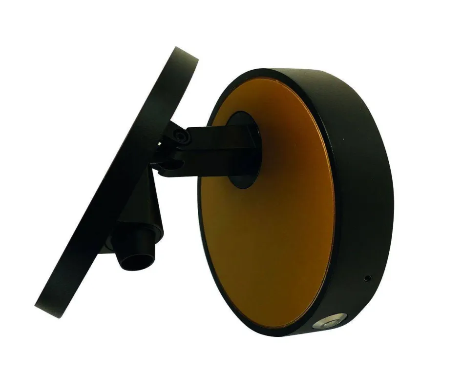 Okazja Kinkiet LED Mistic Eclipse MSTC-05411181 Mistic Lighting LED wymienny 2x6W 540lm 3000K Aluminium Czarny/Złoty