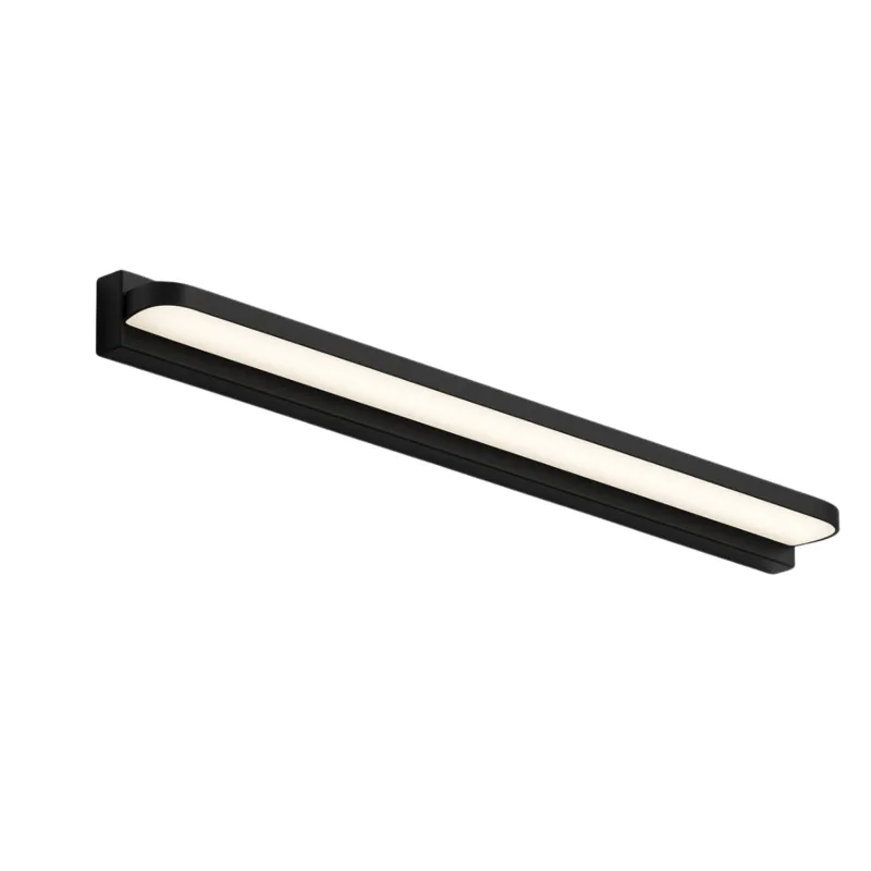 Najlepsza cena Kinkiet nad lustro srebrny Abigali Mirror 4000K 60cm czarny