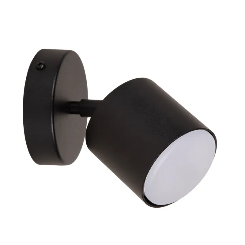 Popularny Kinkiet spot plafon MILA Sigma Lighting 1x GX53 MAX 12 W LED Stal lakierowana Czarny/Czarny