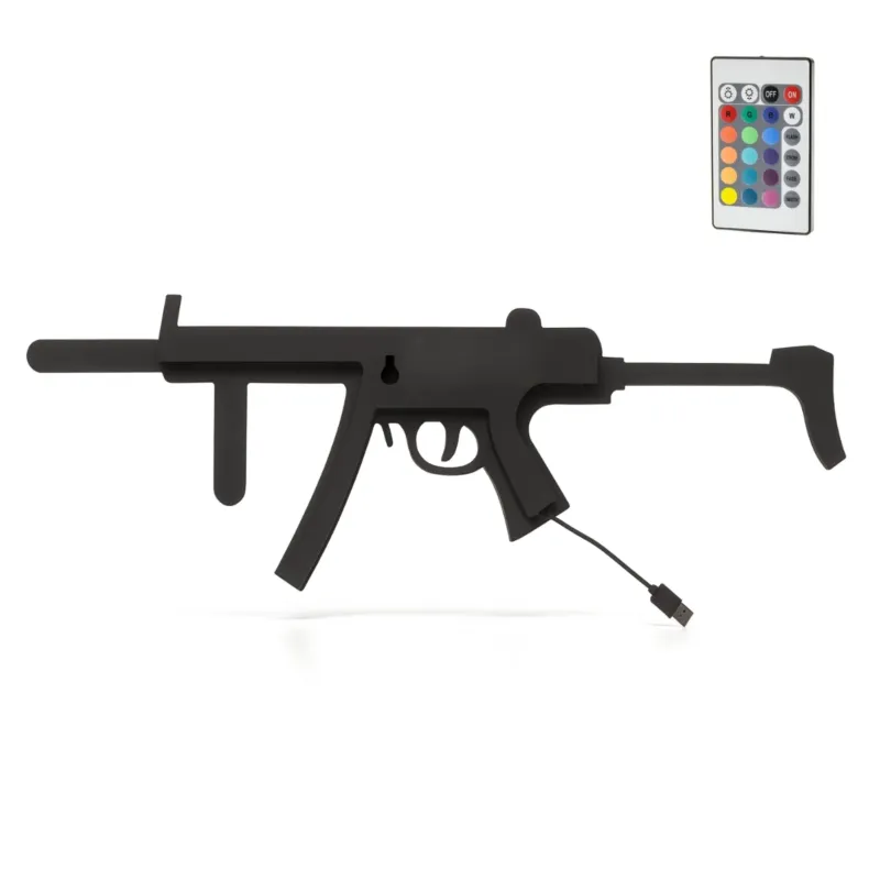 Lampa gamingowa LED USB Abigali COD karabin MP5 RGB czarny Dodaj do koszyka