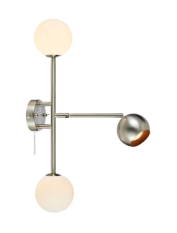 Cena promocyjna Lampa ścienna Beside 108256 Markslojd 3xG9/GU10 20W/7W Metal Stal