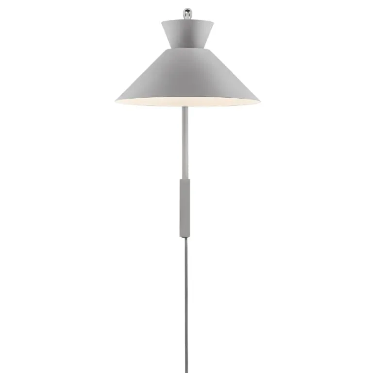 Łatwy zwrot Lampa ścienna DIAL 2213371010 Nordlux 1xE27 40W Metal Szary