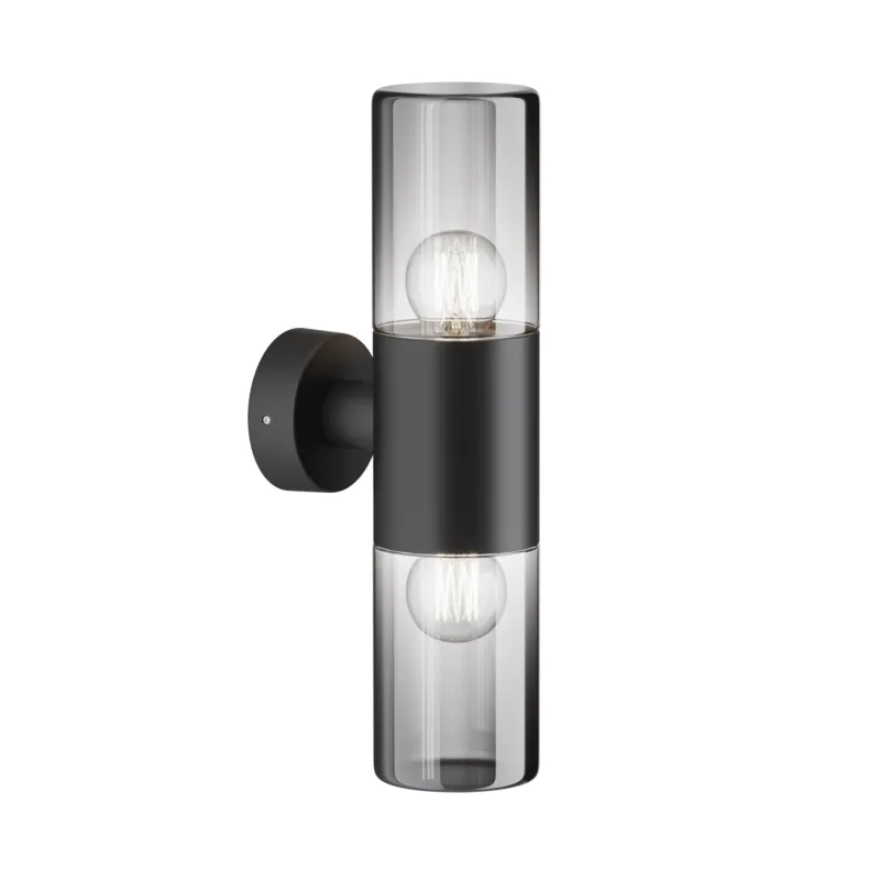 Wysoka jakość Lampa ścienna kinkiet Amas O432WL-02GF Maytoni E27x60W Aluminium i szkło/ Grafit/